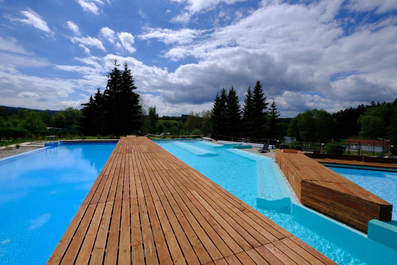 Lipno-Frymburk Wellnes Apt D 103 Exteriér fotografie